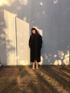 「TOGA（トーガ）のアイテム（ジャケット/アウター）」を使った、MAIKOさん（レディース・162cm）の冬コーディネート