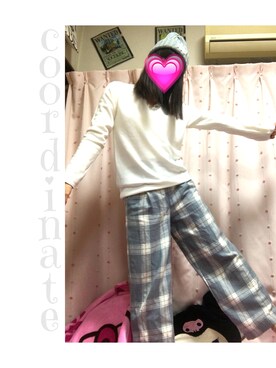 「ゆるカジ」｜「アイテム（ニットキャップ/ビーニー）」を使った、ゆりりさん（レディース・160cm）の秋コーディネート
