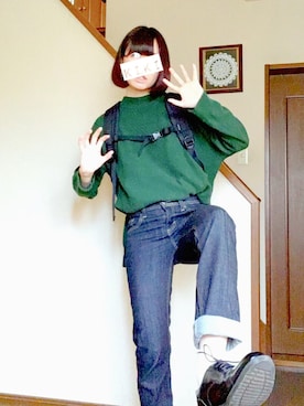 「ELLIFE（エリフェ）のアイテム」を使った、海月さん（レディース・162cm）の秋コーディネート