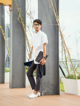 「plainme」｜John Bigotsさん（メンズ・170cm）の秋コーディネート