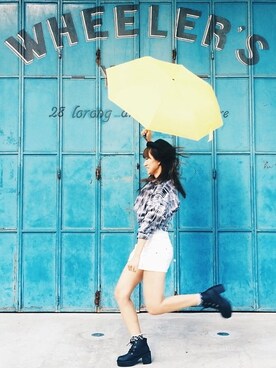 「streetsnap」｜「アイテム（キャップ）」を使った、Hsin-Ting Hsuさん（レディース・164cm）の冬コーディネート