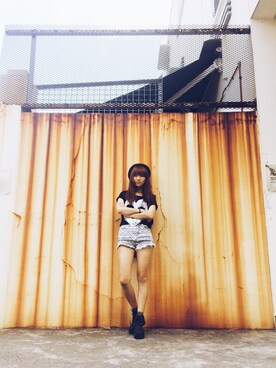 「streetsnap」｜「アイテム（キャップ）」を使った、Hsin-Ting Hsuさん（レディース・164cm）の冬コーディネート
