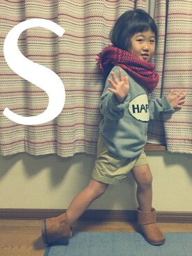 「スワップミートマーケット」｜sanatanさん（キッズ・100cm）の秋コーディネート