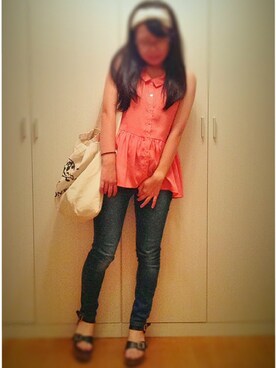 maho⍩⃝⃜さんのコーディネート