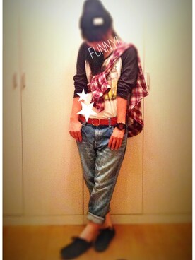 maho⍩⃝⃜さんのコーディネート