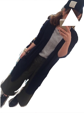 「SLOBE IENA（スローブイエナ）のNIKE エアマックスインビガー（スニーカー）」を使った、もここさん（レディース・152cm）の秋コーディネート