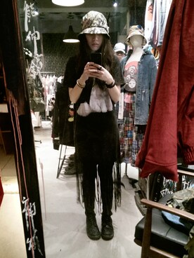 「Martens」｜甯さん（レディース・160cm）の冬コーディネート