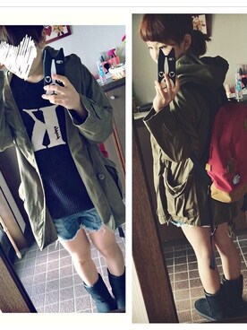 さ や こ ○△さんのコーディネート