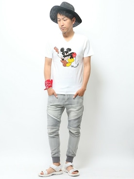 JUNさん(メンズ・174cm)の夏コーディネート