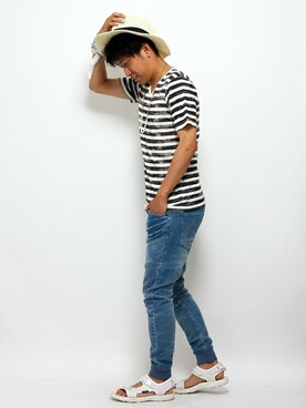 JUNさん(メンズ・174cm)の夏コーディネート