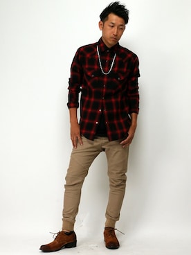 JUNさん（メンズ・174cm）の秋コーディネート