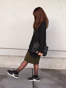 「theory luxe（セオリーリュクス）のアイテム（ジャケット/アウター）」を使った、Aniesさん（レディース・164cm）の冬コーディネート