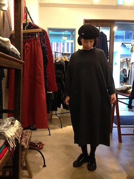 「doux bleu （ドゥーブルー）のアイテム」を使った、douxbleu吉祥寺店さん（レディース・150cm）の秋コーディネート