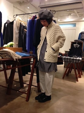 「アイテム（チュニック）」を使った、douxbleu吉祥寺店さん（レディース・150cm）の秋コーディネート