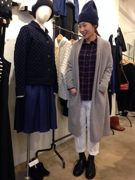 「doux bleu （ドゥーブルー）のアイテム」を使った、douxbleu吉祥寺店さん（レディース・151cm）の秋コーディネート