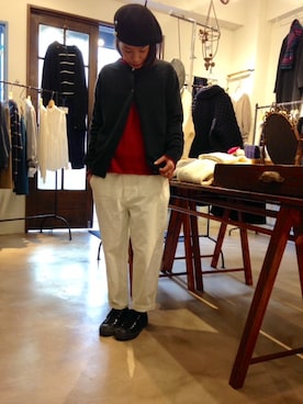 「doux bleu （ドゥーブルー）のアイテム」を使った、douxbleu吉祥寺店さん（レディース・150cm）の冬コーディネート