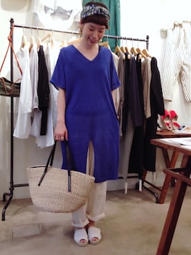 「doux bleu （ドゥーブルー）のアイテム」を使った、douxbleu吉祥寺店さん（レディース・151cm）の春コーディネート