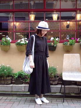 「doux bleu （ドゥーブルー）のアイテム」を使った、douxbleu吉祥寺店さん（レディース・153cm）の夏コーディネート