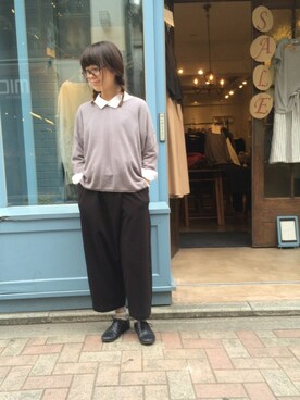「La Tenace（ラテナーチェ）のアイテム」を使った、douxbleu吉祥寺店さん（レディース・154cm）の夏コーディネート