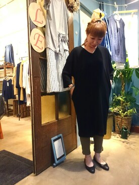 「doux bleu （ドゥーブルー）のアイテム」を使った、douxbleu吉祥寺店さん（レディース・154cm）の夏コーディネート