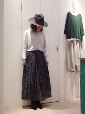 「doux bleu （ドゥーブルー）のアイテム」を使った、douxbleu吉祥寺店さん（レディース・153cm）の夏コーディネート