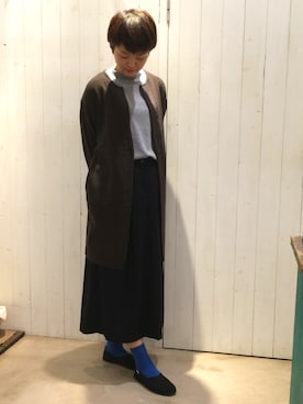「doux bleu （ドゥーブルー）のアイテム」を使った、douxbleu吉祥寺店さん（レディース・170cm）の秋コーディネート