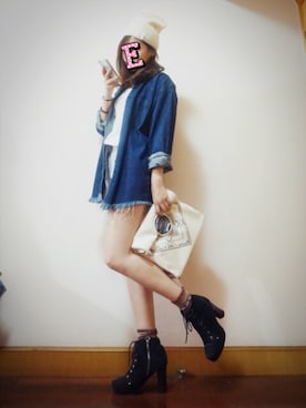 E F F I Eさん（レディース・163cm）の秋コーディネート