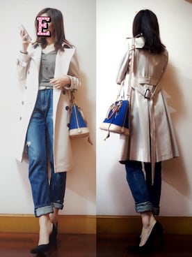 E F F I Eさん（レディース・163cm）の秋コーディネート