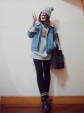 E F F I Eさん(レディース・163cm)の冬コーディネート