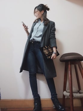 E F F I Eさん（レディース・163cm）の春コーディネート