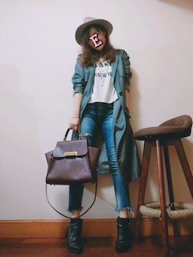 E F F I Eさん（レディース・163cm）の春コーディネート