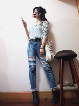 E F F I Eさん（レディース・163cm）の春コーディネート