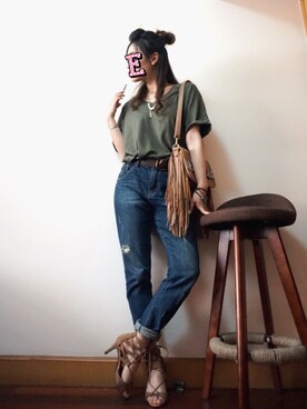 E F F I Eさん（レディース・163cm）の夏コーディネート