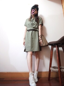 E F F I Eさん（レディース・163cm）の夏コーディネート