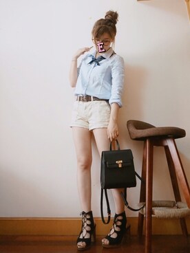 E F F I Eさん（レディース・163cm）の夏コーディネート