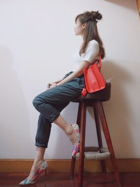 E F F I Eさん（レディース・163cm）の夏コーディネート