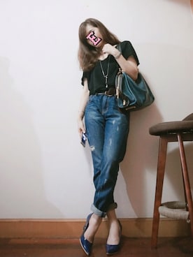 E F F I Eさん（レディース・163cm）の夏コーディネート