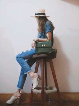 E F F I Eさん（レディース・163cm）の夏コーディネート