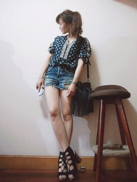 E F F I Eさん（レディース・163cm）の夏コーディネート
