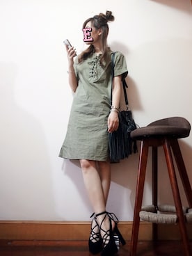 E F F I Eさん（レディース・163cm）の夏コーディネート