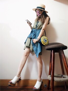 E F F I Eさん（レディース・163cm）の夏コーディネート