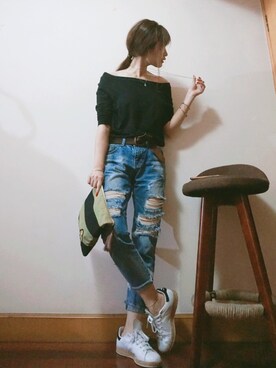 E F F I Eさん（レディース・163cm）の夏コーディネート