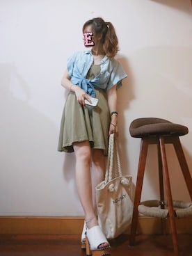 E F F I Eさん（レディース・163cm）の夏コーディネート