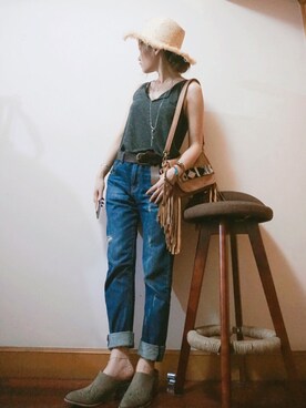 E F F I Eさん（レディース・163cm）の夏コーディネート