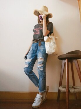 E F F I Eさん（レディース・163cm）の夏コーディネート