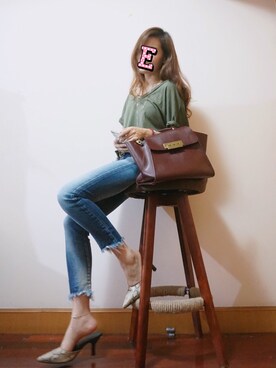 E F F I Eさん（レディース・163cm）の夏コーディネート