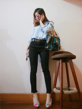 E F F I Eさん（レディース・163cm）の秋コーディネート