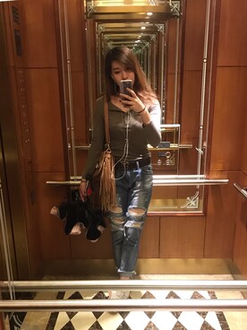 E F F I Eさん（レディース・163cm）の秋コーディネート