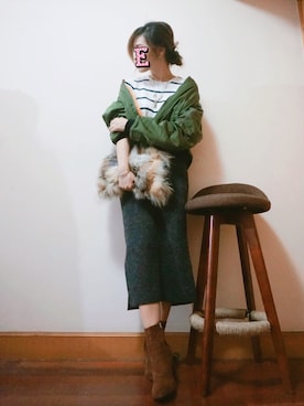 E F F I Eさん（レディース・163cm）の秋コーディネート