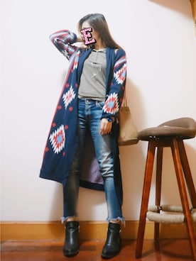 E F F I Eさん（レディース・163cm）の秋コーディネート